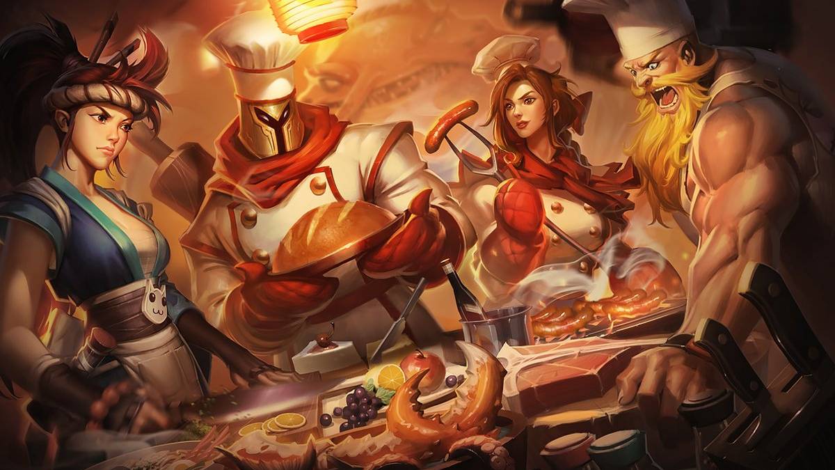 League’s new chef skins now have a delicious splash art