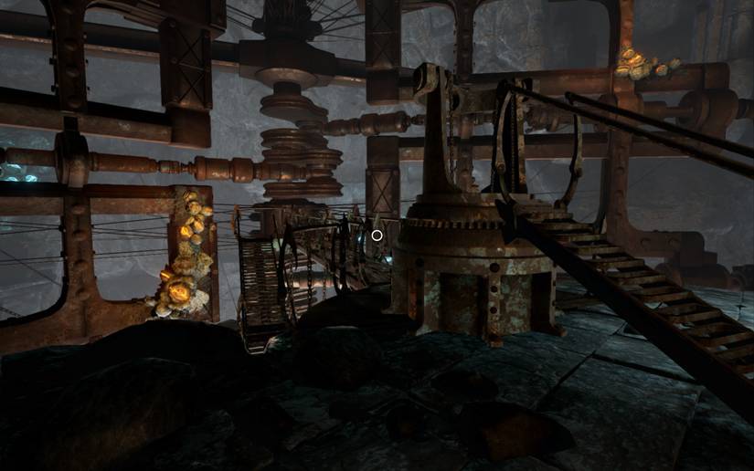 Obduction walkthrough: Kaptar 2. Engaging the turbine