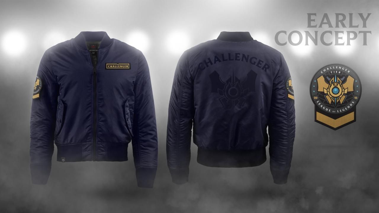 League players who hit Challenger will get these sweet jackets League players who hit Challenger will get these sweet jackets