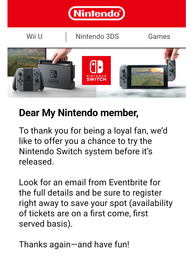Nintendo Switch preview tour hits the road in January