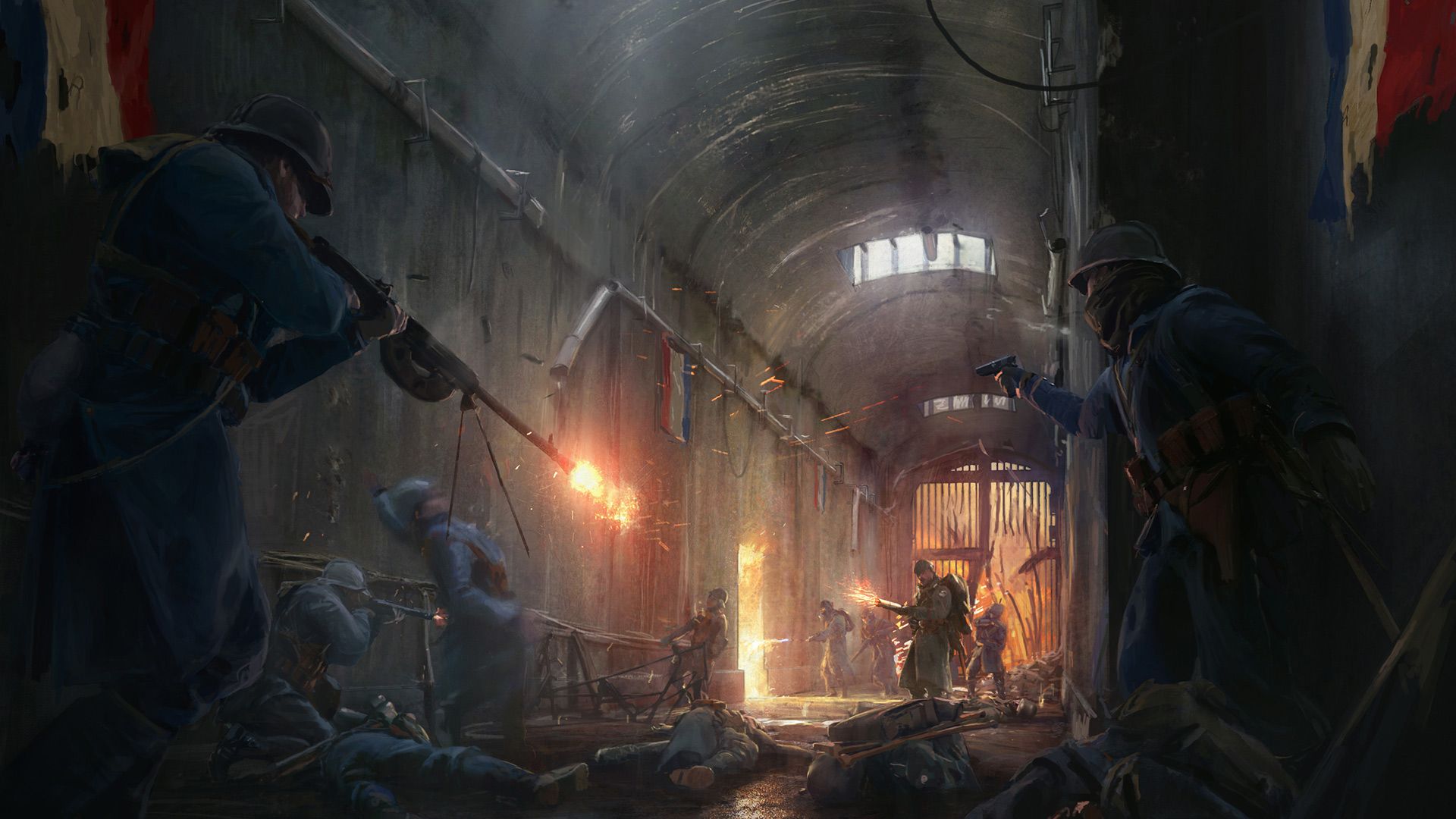 Glimpse Battlefield 1's first expansion in this fiery concept art