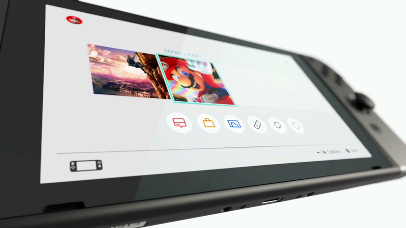 Here is exactly 3 seconds of the Nintendo Switch UI