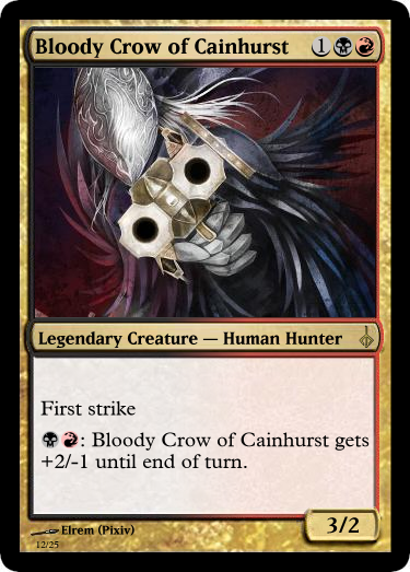 bloodborne mtg cards 2 Magic the Gathering Card proxies, Made some more bloodborne cards focusing more on the beast scourge : r/bloodborne