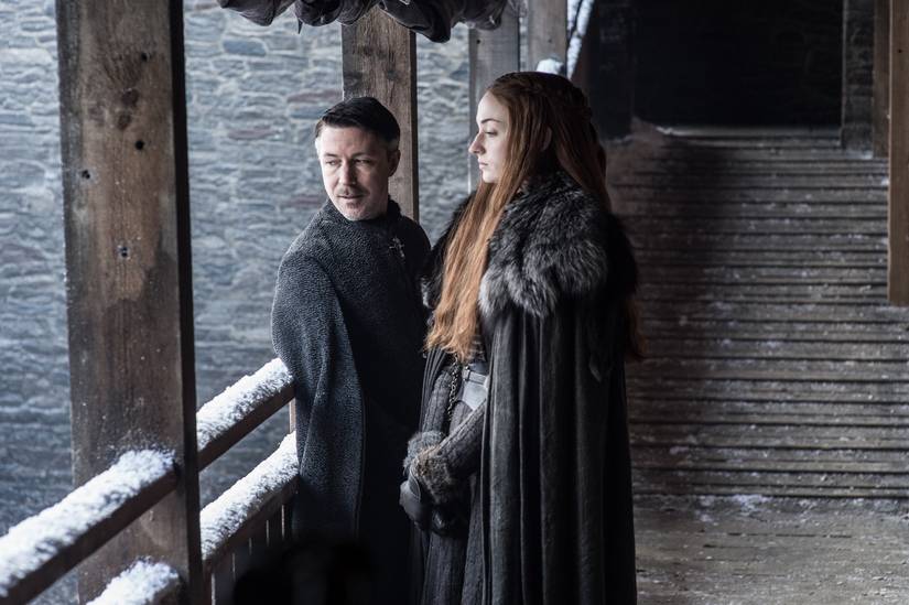 Game of Thrones season 7 photos - Littlefinger/Sansa