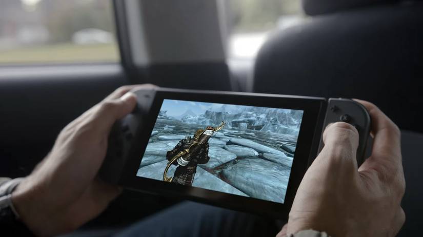 Screenshot of Skyrim on Nintendo Switch