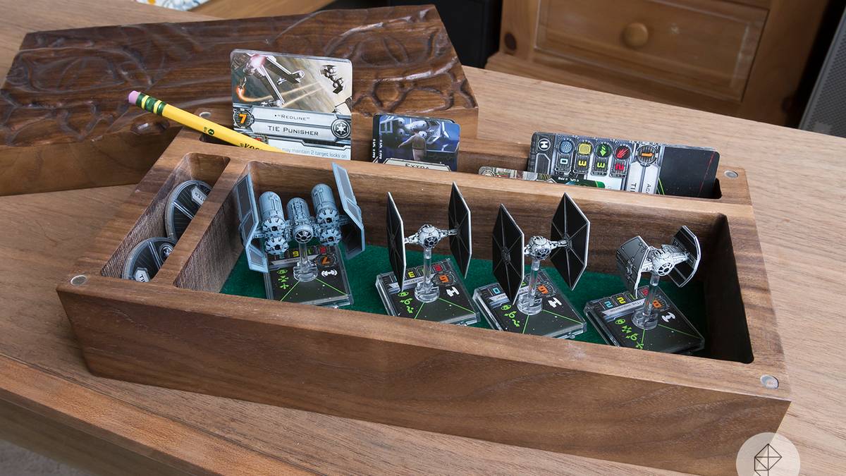 Carry your miniatures in style with a handmade, customizable case