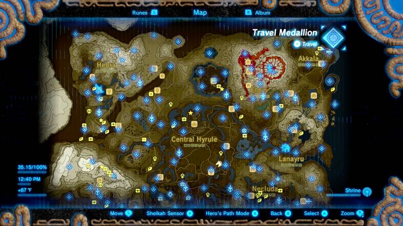 Zelda Breath of the Wild guide: The Master Trials DLC Travel Medallion ...