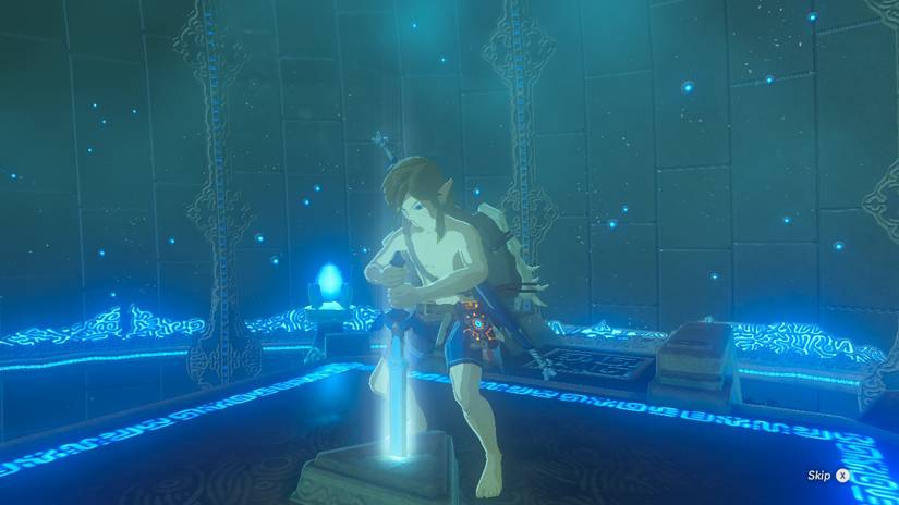 The Legend of Zelda: Breath of the Wild - one of The Master Trials’ checkpoints