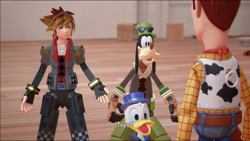 kingdom hearts 3 toy story world screen
