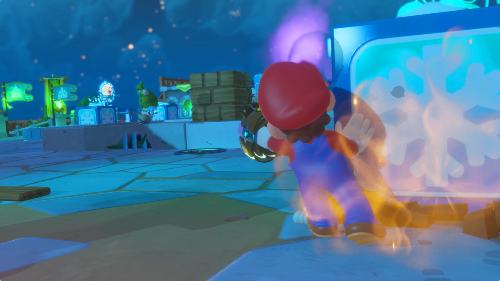 Sentry Mario Rabbids Mario + Rabbids Kingdom Battle weapons guide