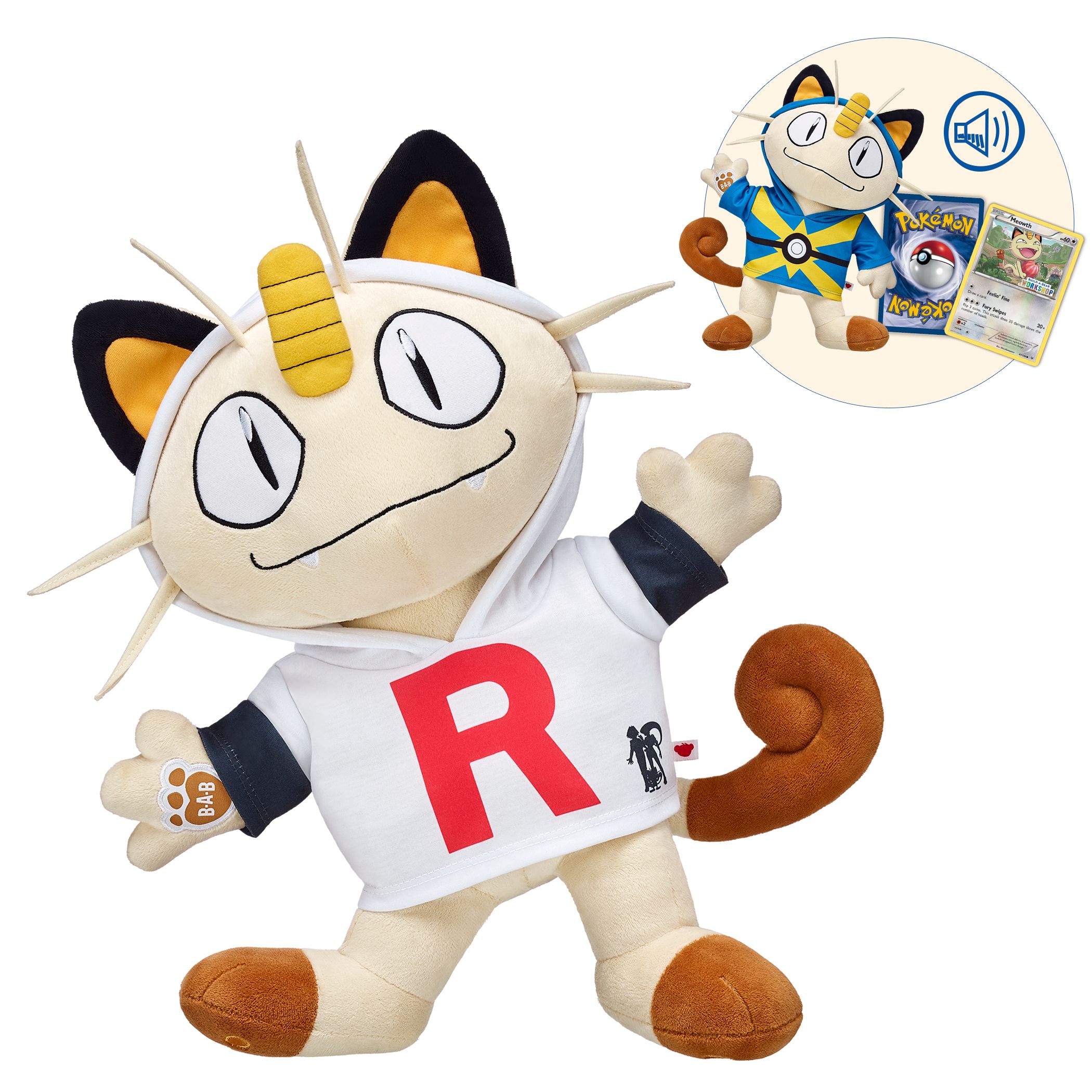 Meowth blasts off to Build-A-Bear Workshop