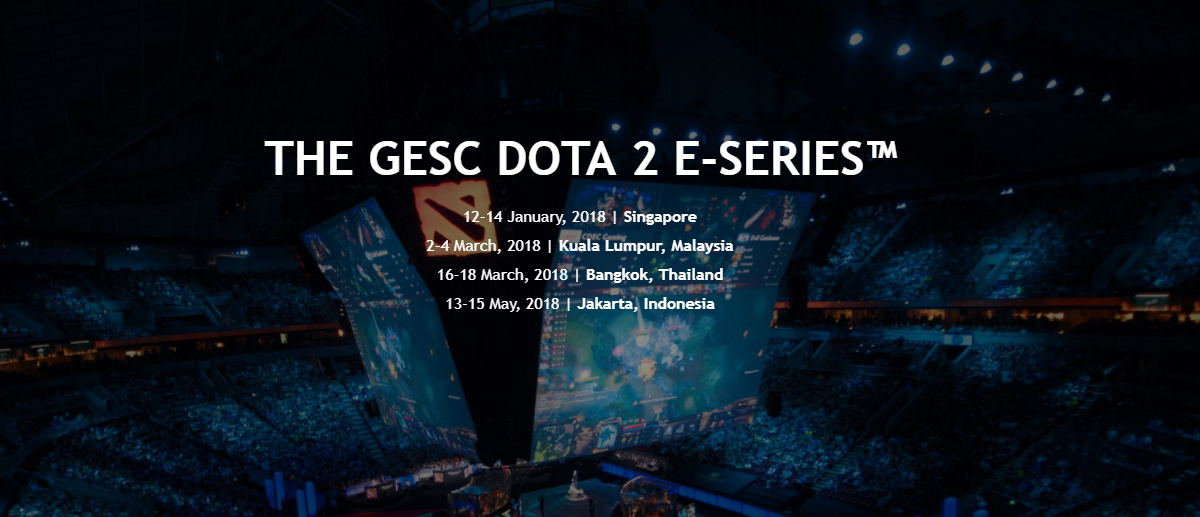 GESC announces four Dota 2 events in Southeast Asia