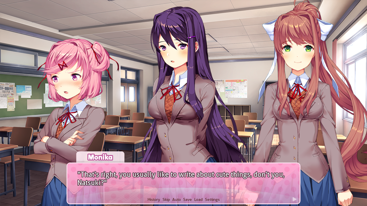 doki doki literature club dress up games Doki Doki Literature Club Visual Novel Gets Its Own Adorable Fashion Collection from Insert Coin