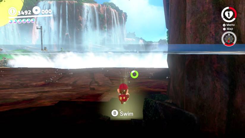 Super Mario Odyssey guide: Cascade Kingdom all power moon locations