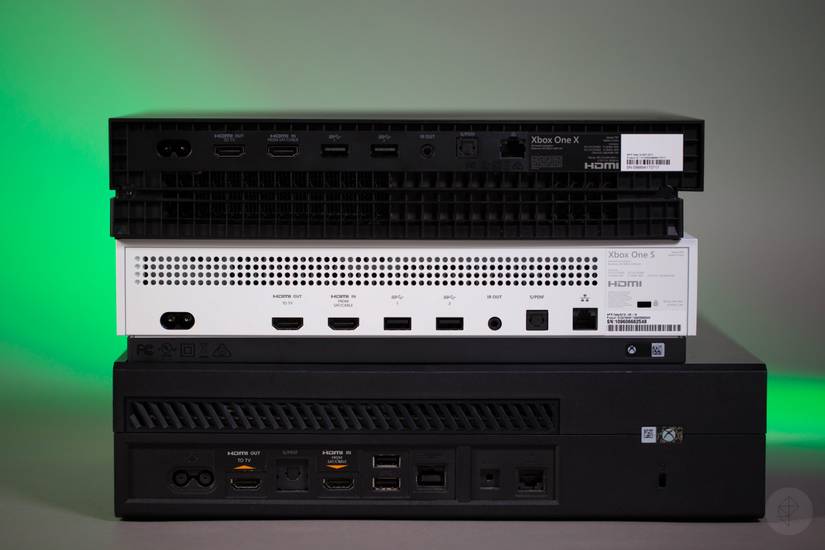 The Xbox One X looks unremarkable, except for its size