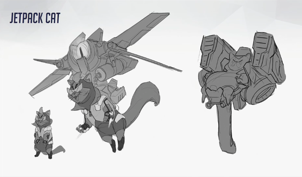 Here’s Overwatch’s canceled Jetpack Cat hero