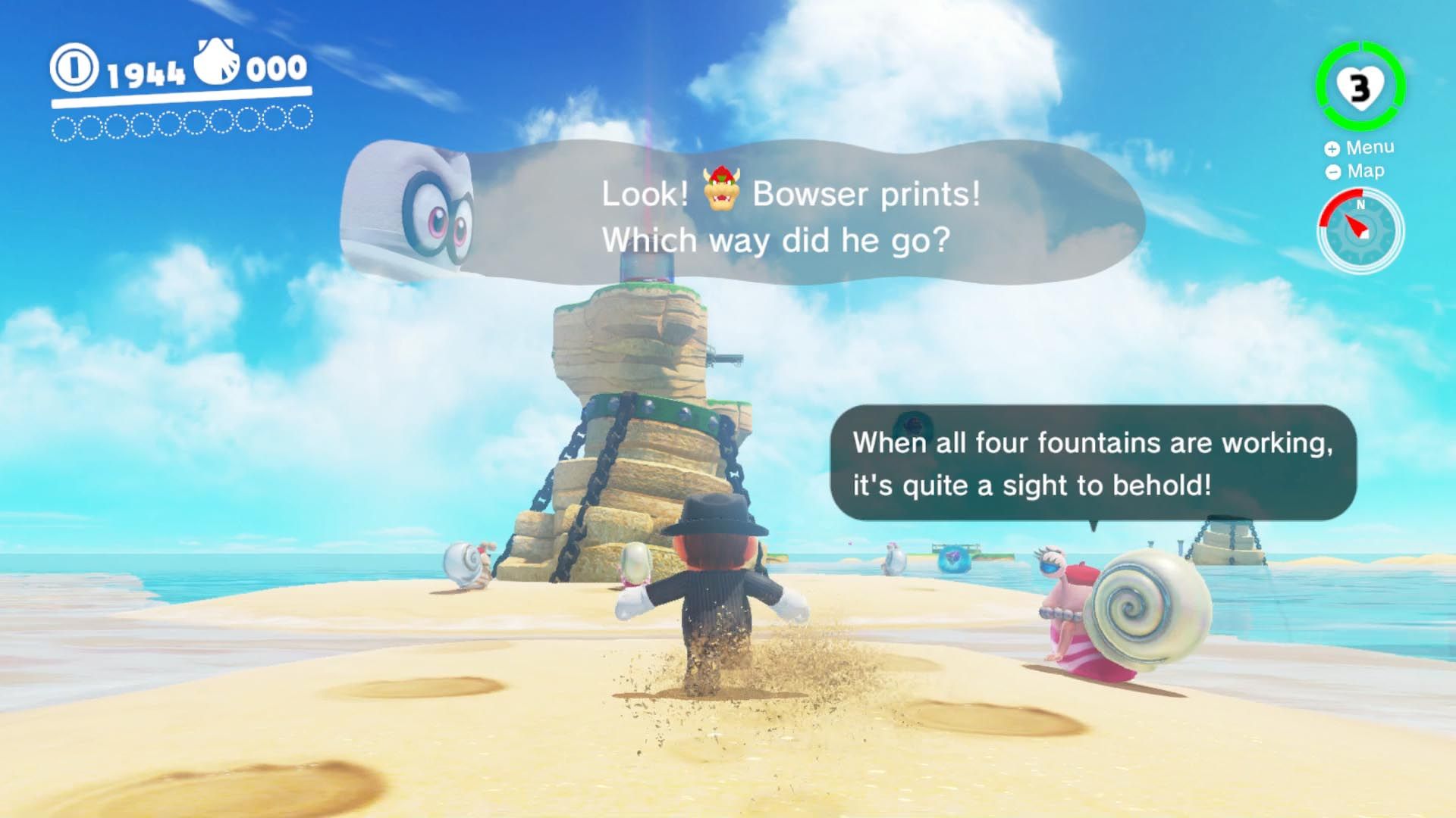 Super Mario Odyssey guide: Seaside Kingdom all power moon locations