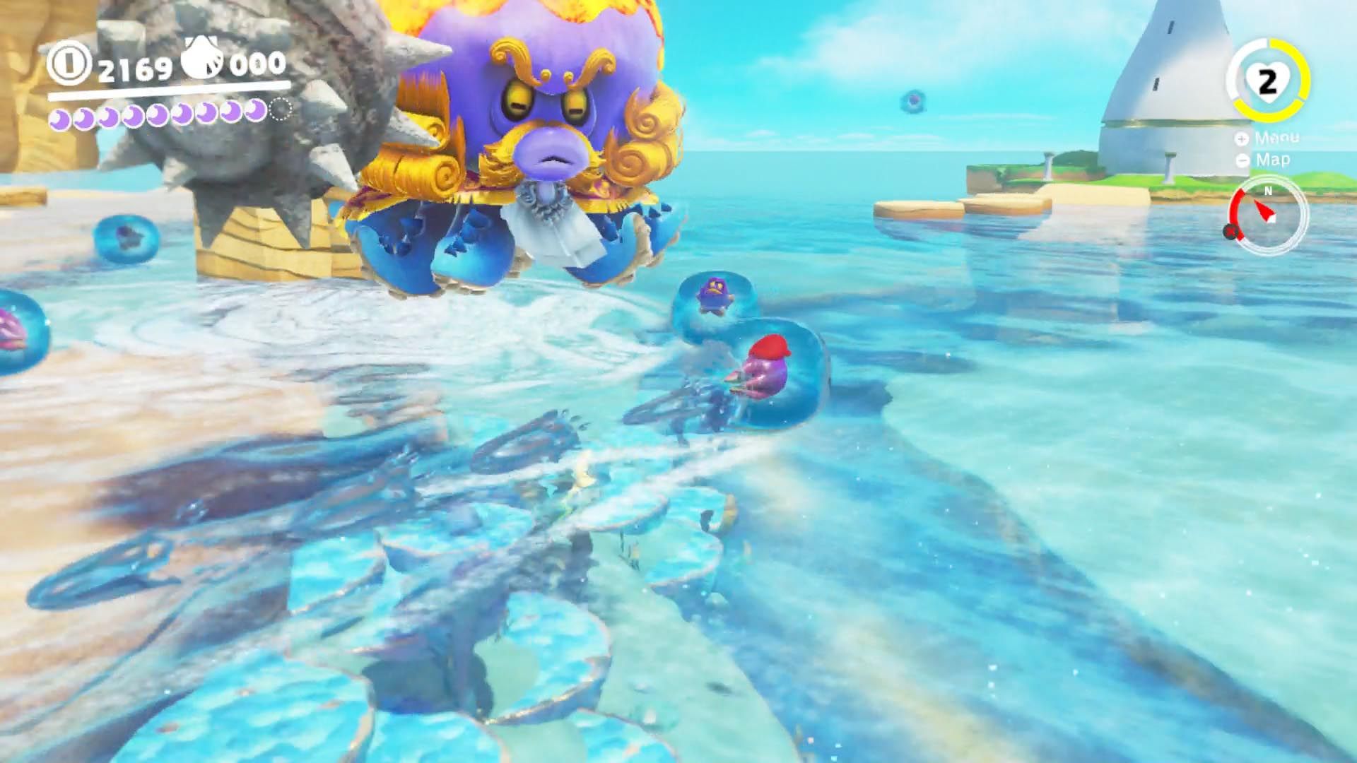 Super Mario Odyssey guide: Seaside Kingdom all power moon locations