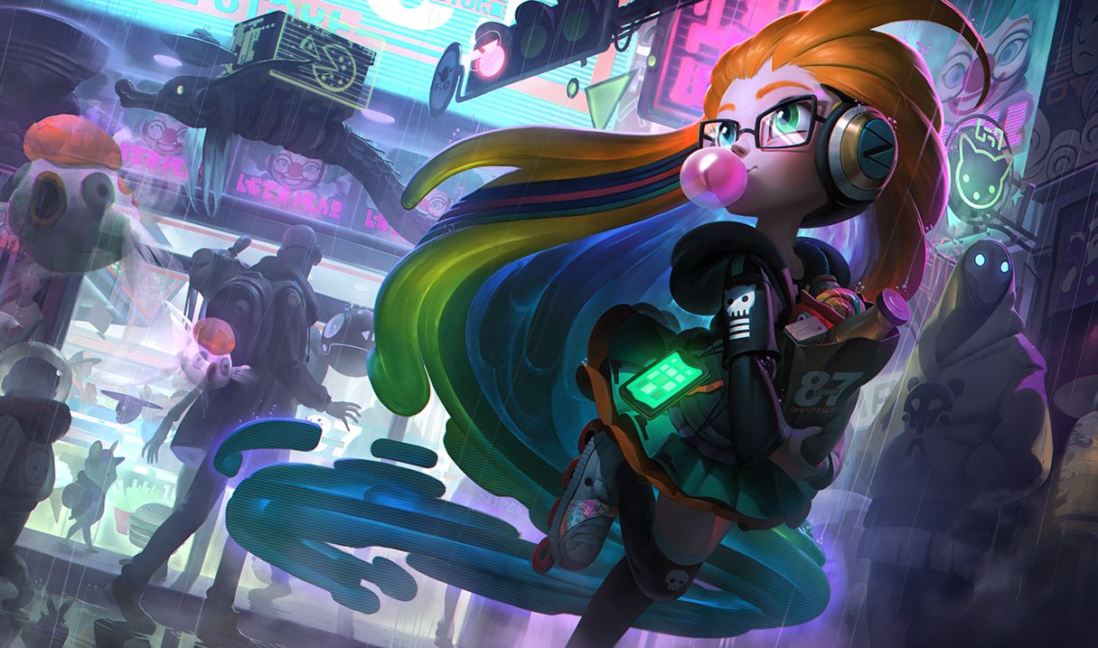 Cyberpop is Zoe's quirky release skin
