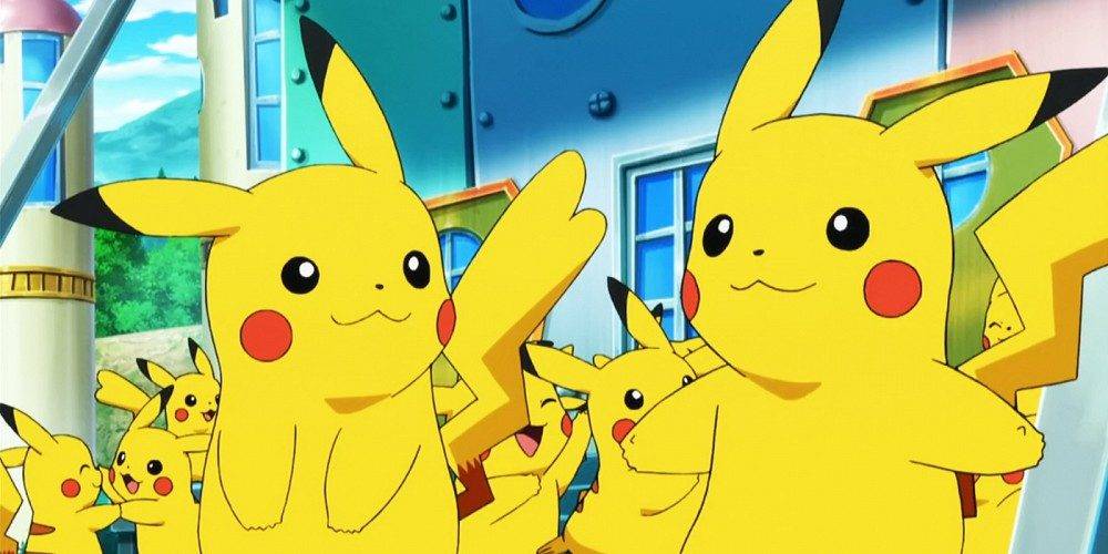 a pair of pikachu