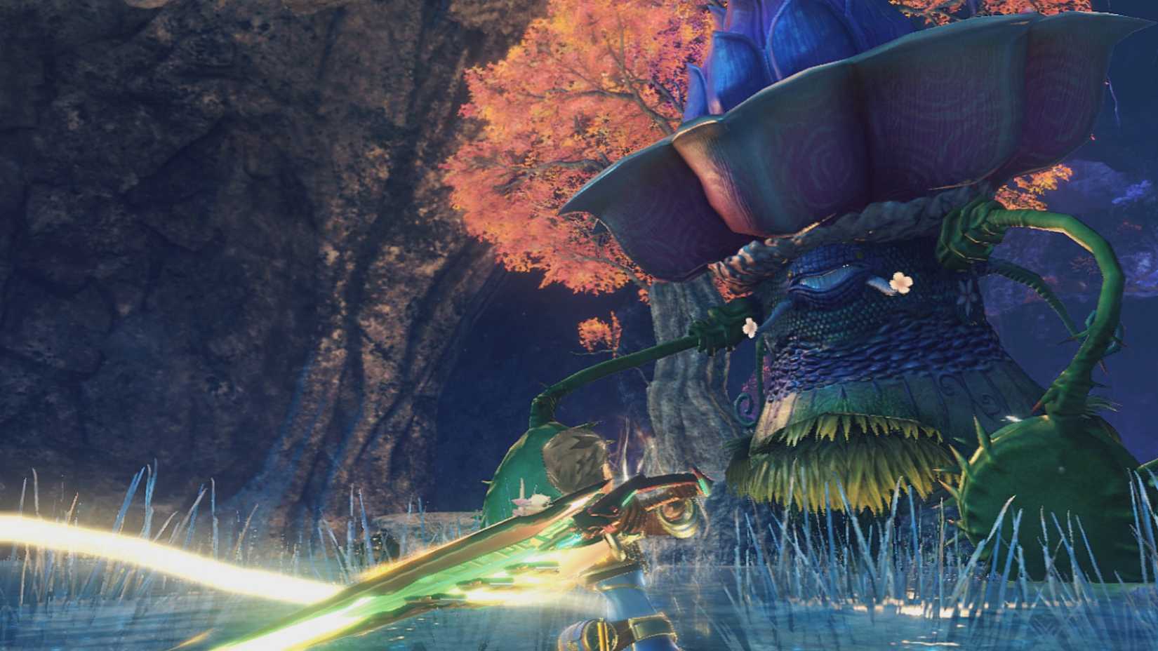 The glowing fauna and monsters of Xenoblade Chronicles 2.