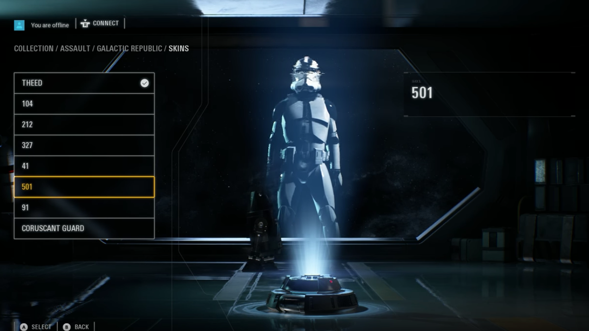 Battlefront Customization Star Wars Battlefront 2 leak shows character customization options