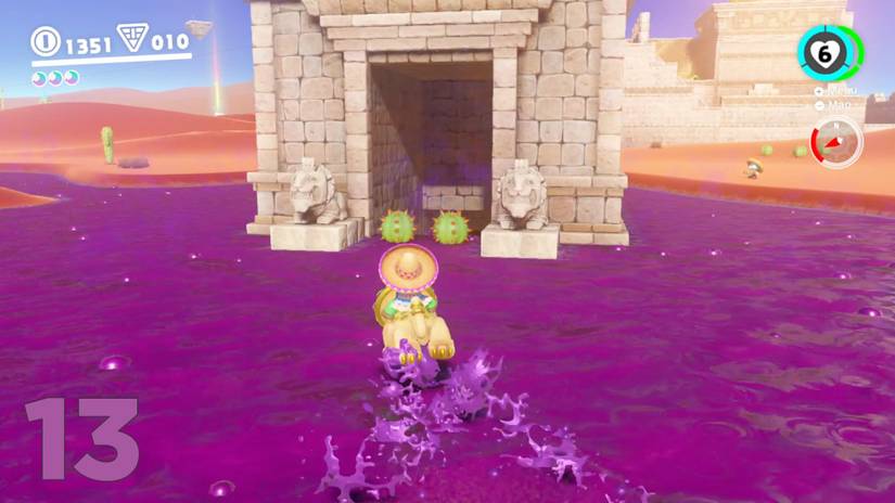 Super Mario Odyssey guide: Sand Kingdom all purple coin locations