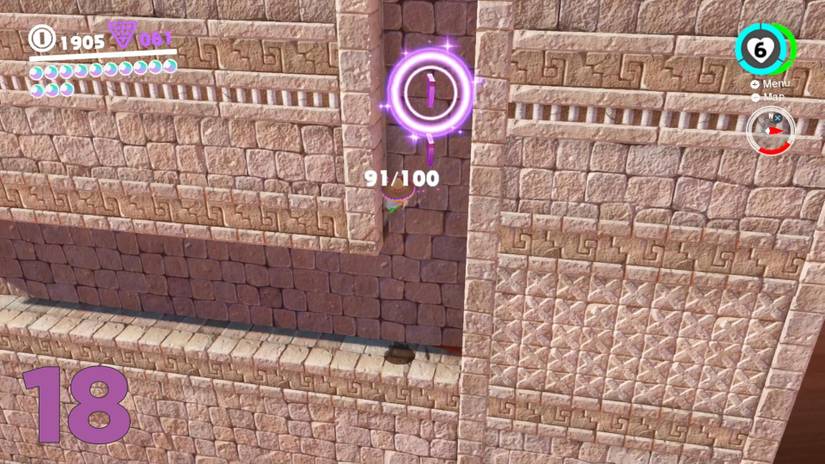 Super Mario Odyssey guide: Sand Kingdom all purple coin locations