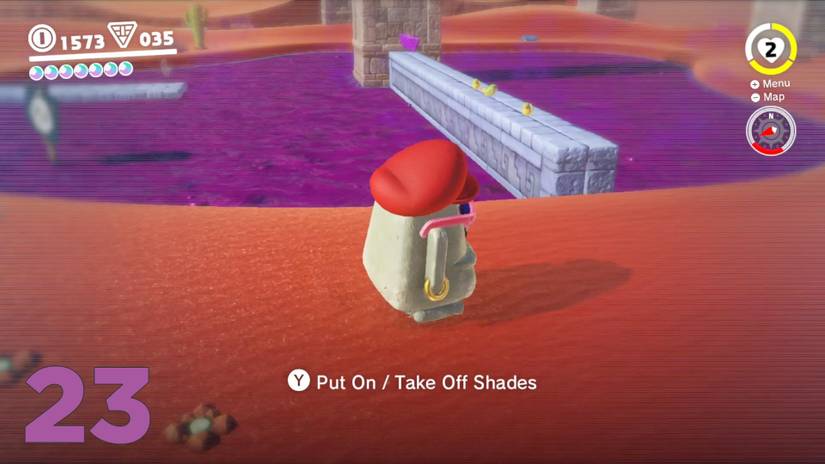 Super Mario Odyssey guide: Sand Kingdom all purple coin locations