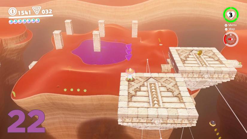 Super Mario Odyssey guide: Sand Kingdom all purple coin locations