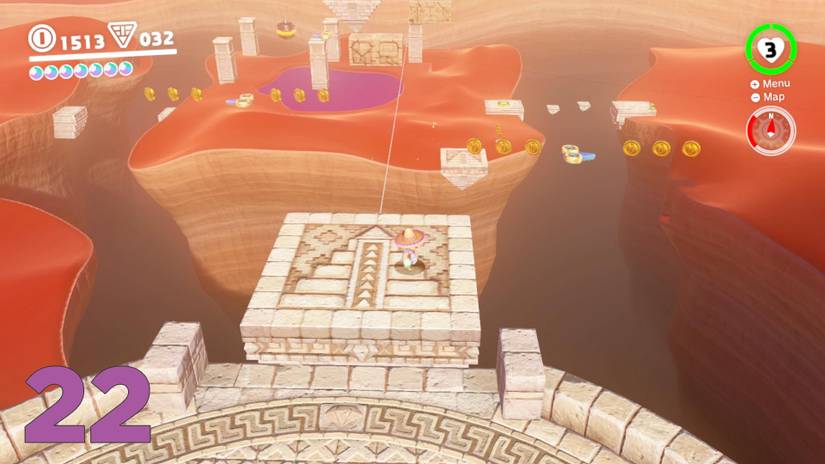 Super Mario Odyssey guide: Sand Kingdom all purple coin locations