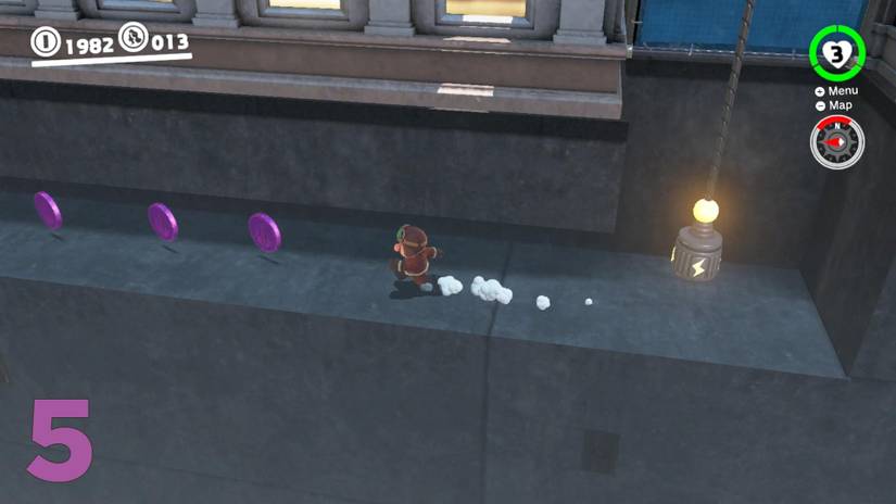 Super Mario Odyssey guide: Metro Kingdom all purple coin locations