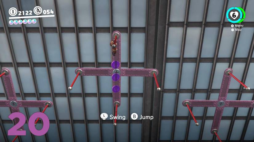 Super Mario Odyssey guide: Metro Kingdom all purple coin locations