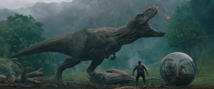 Dinosaur in Fallen Kingdom