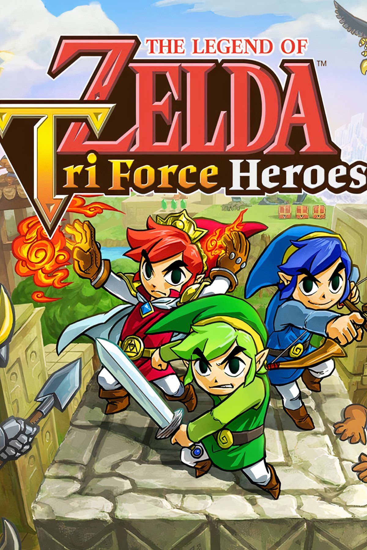 新品The Legend of Zelda: Tri Force Heroes Amazon.com: The Legend of Zelda Tri Force Heroes (Nintendo
