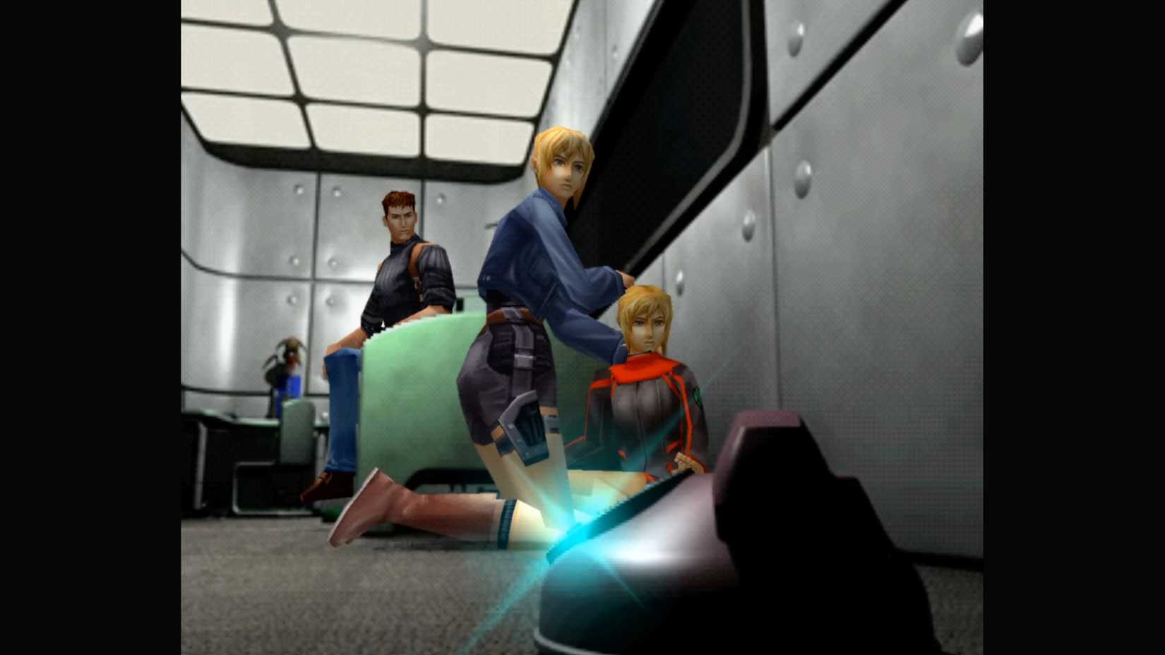An in-game screenshot from Parasite Eve 2